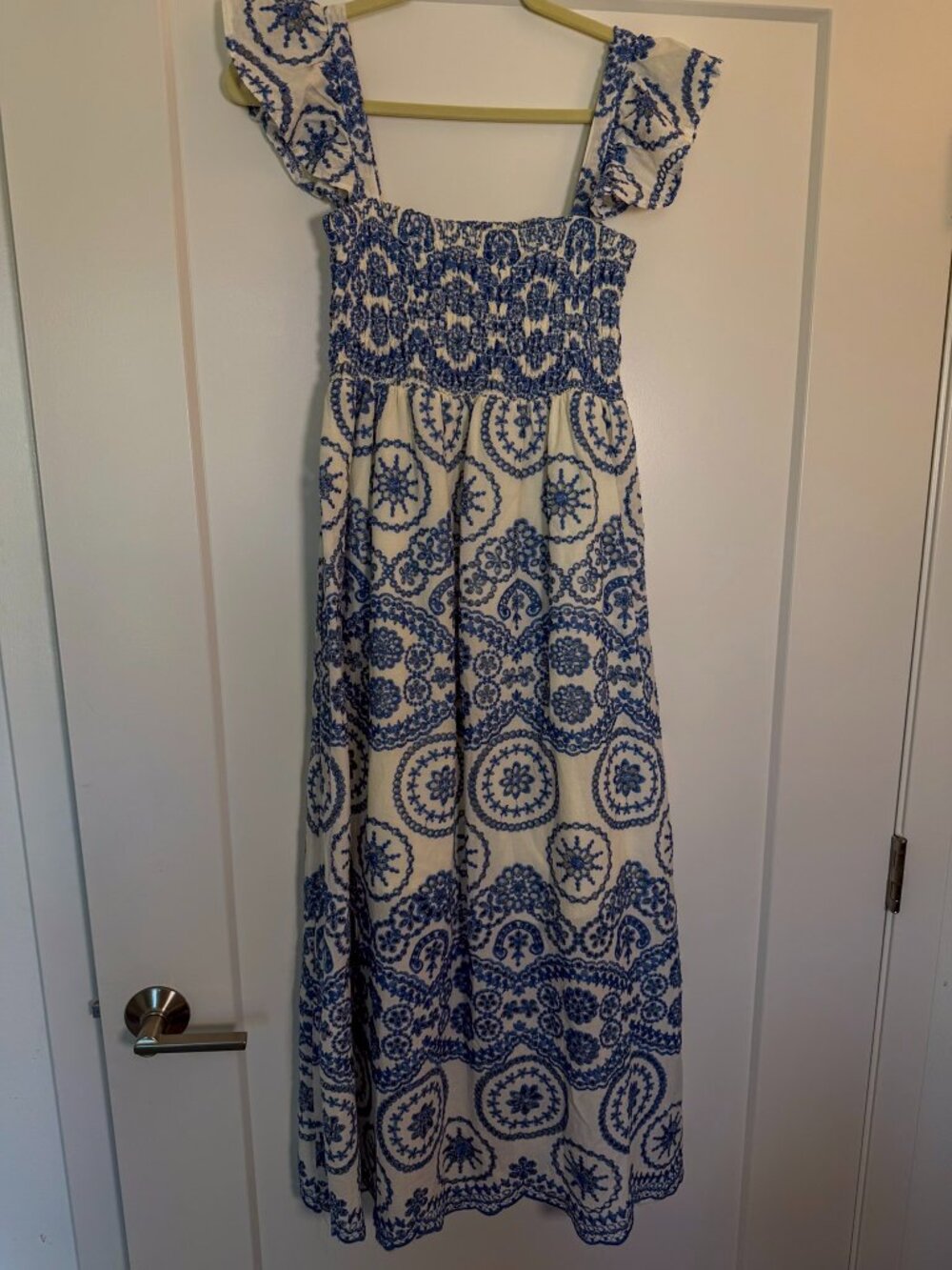 Embroidered Summer Maxi Dress